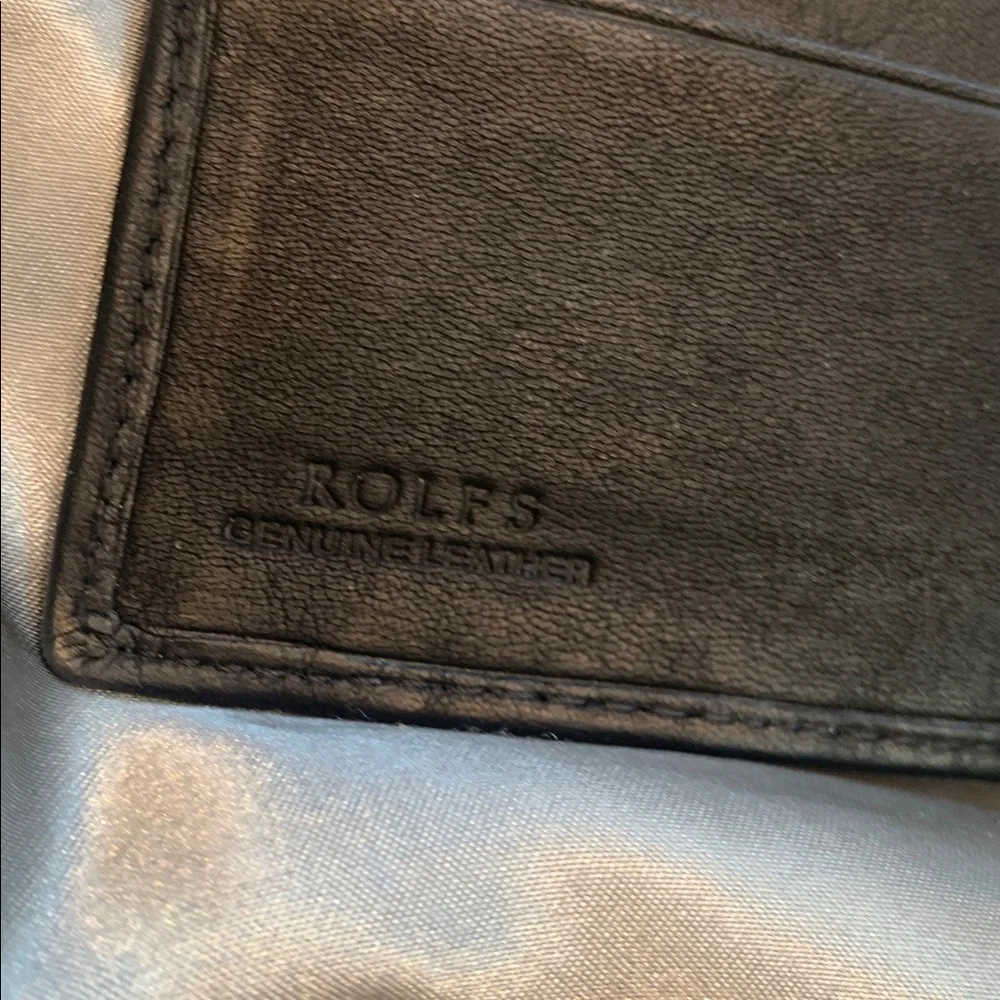 🌹Rolfs •  VINTAGE Black Genuine Leather Classic Wallet